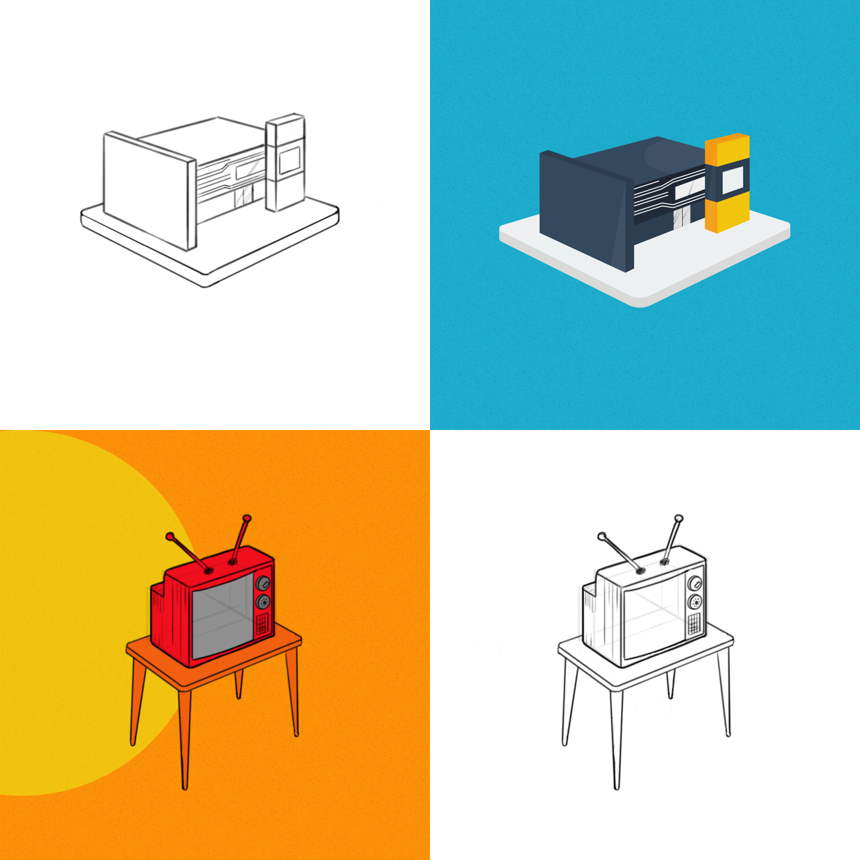 UI Sketch and concept