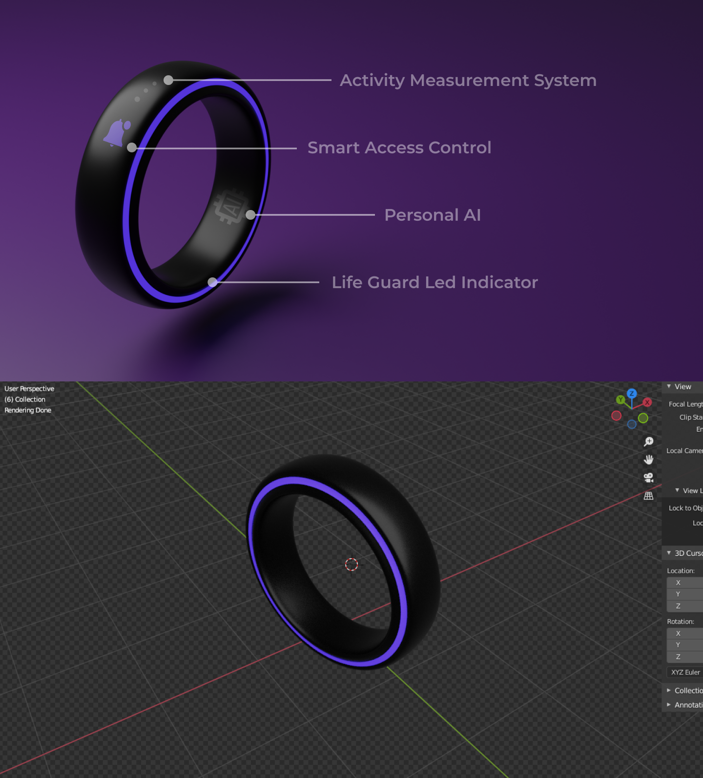 3d Sketch and concept